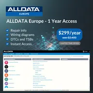 ALLDATA Online Europe (EU/UK) – 1-Year Subscription | Repair Data + Wiring Diagrams - View 1