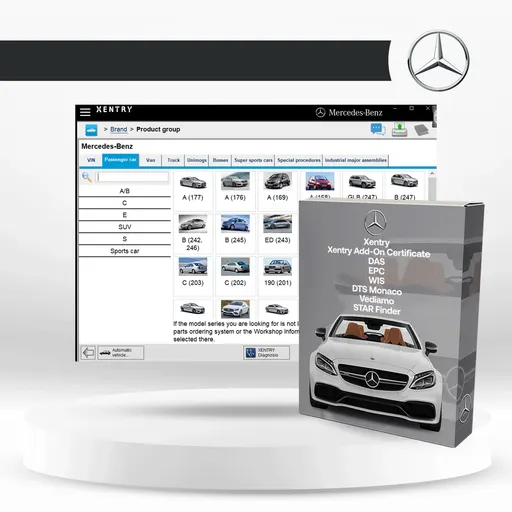 Mercedes Software Kit 2023 (Xentry, Xentry Add-on Certificate, DAS, DTS Monaco, EPC, WIS, Vediamo y STAR Finder)