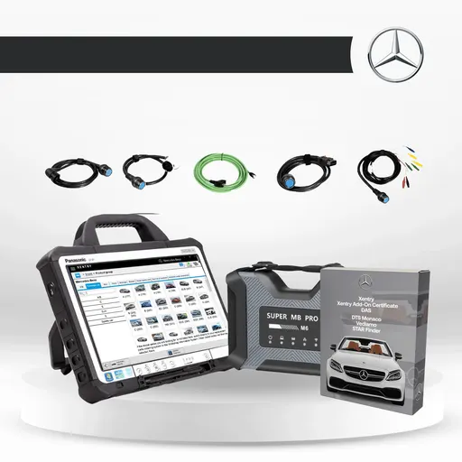 Mercedes Star Diagnostic Tool: Xentry, Xentry Add-On Certificate, DAS, DTS Monaco, Vediamo, и STAR Finder + SUPER MB PRO M6