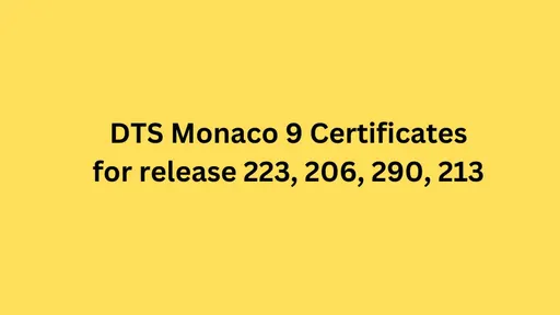 Certyfikaty DTS Monaco 9 2021 dla wersji 223, 206, 290, 213