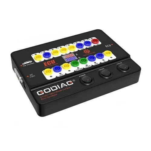 GODIAG GT100+ GT100 Pro Boîte de Dérivation OBDII Connecteur Banc ECU avec Affichage de Courant Électronique et Protocole CANBUS