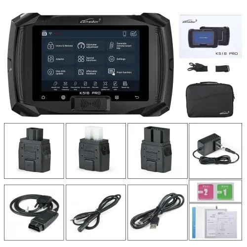 مبرمج المفاتيح Lonsdor K518 Pro (FCV) 5+5 لسلاسل السيارات مع تحديث مجاني مدى الحياة متعدد اللغات