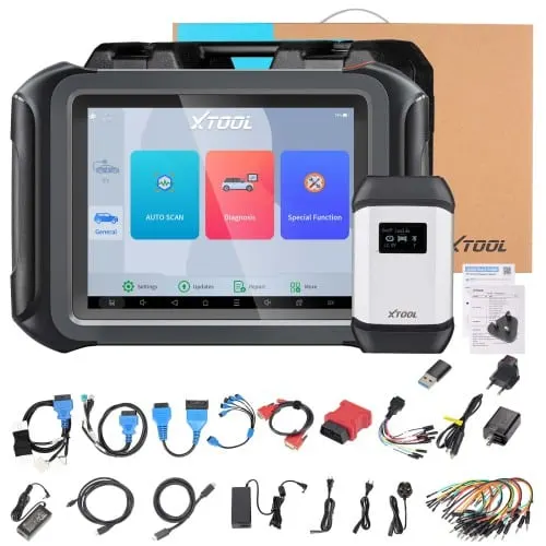 XTOOL D9EV D9 EV Ferramenta de Diagnóstico Automotivo para Carros Elétricos Tesla, BYD, com Detecção de Pacote de Bateria, Teste Ativo, Mapeamento de Topologia + Codificação de ECU
