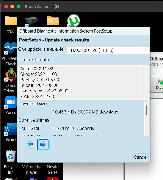 أحدث إصدار من برنامج ODIS 11