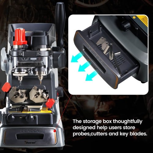 آلة قطع المفاتيح الميكانيكية Xhorse Condor XC-002 PRO Ikeycutter 2024 مع تحديث عبر الإنترنت وضمان 3 سنوات - View 3