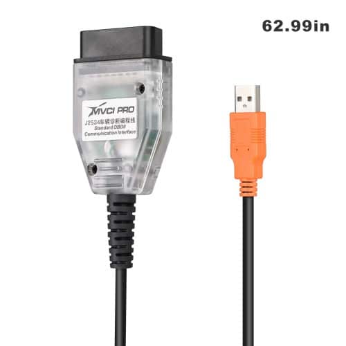كابل XHORSE MVCI PRO J2534 Passthru لعام 2024 – يدعم VAG، تويوتا، هوندا، فولفو، مازدا، فورد، سوبارو، جي إم - View 4