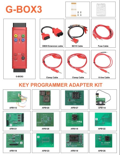 Autel MaxiIM IM608 PRO II (IM608Pro II) с аксессуарами IMKPA, включая бесплатные G-Box3 и APB112, поддерживает функцию Все ключи утеряны - View 12
