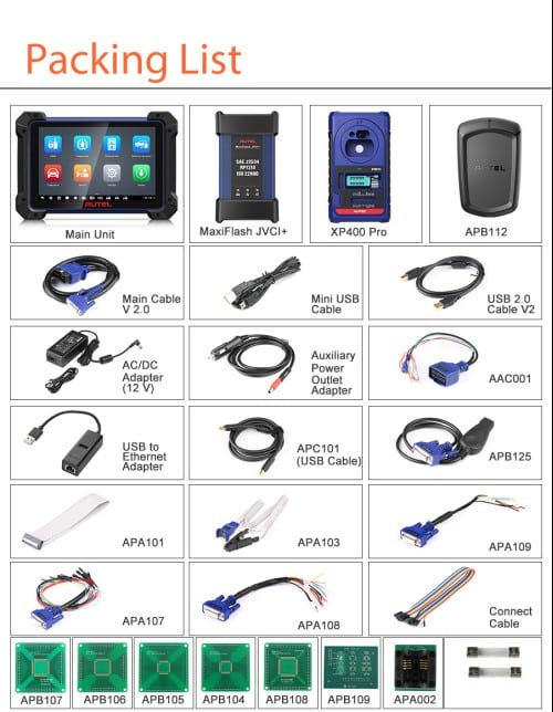 Autel MaxiIM IM608 PRO II (IM608Pro II) с аксессуарами IMKPA, включая бесплатные G-Box3 и APB112, поддерживает функцию Все ключи утеряны - View 11