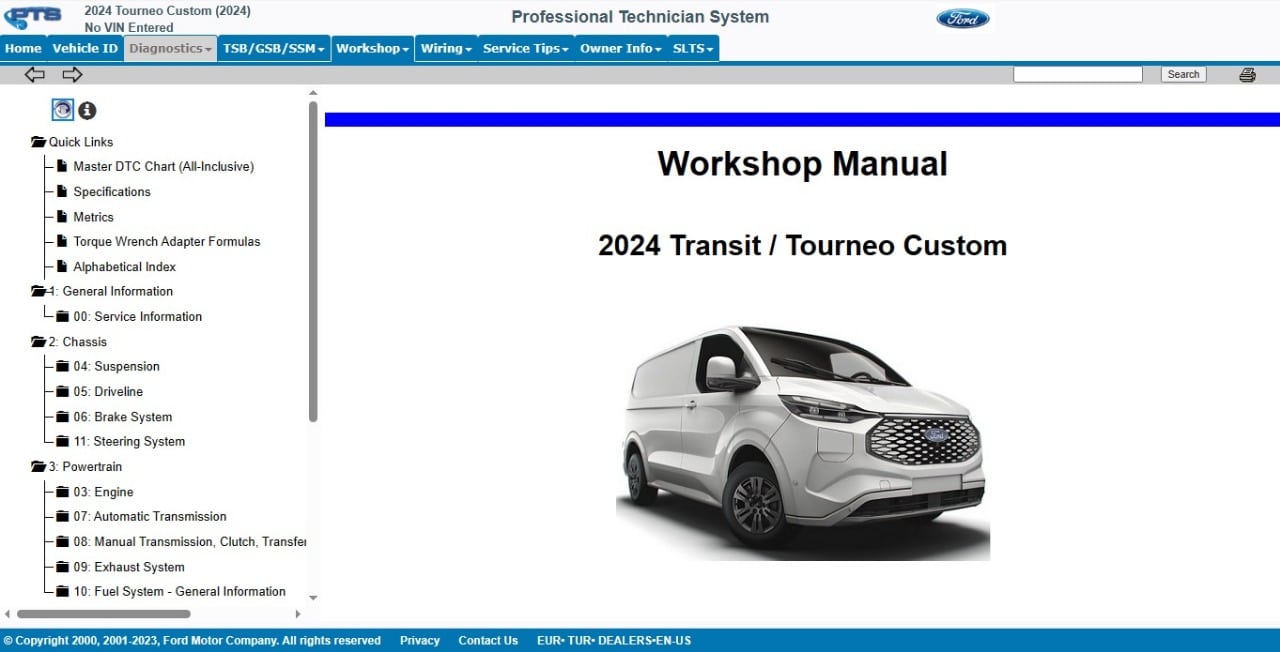Ford PTS (نظام الفنيين المحترفين) – اشتراك لمدة 12 شهرًا - View 3