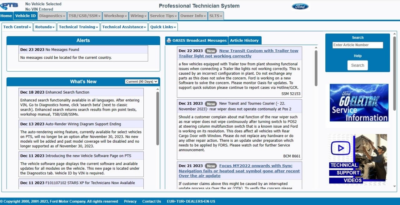 Ford PTS (نظام الفنيين المحترفين) – اشتراك لمدة 12 شهرًا - View 4