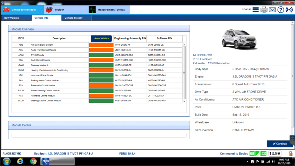 Ford IDS Software – Official 12 Months Subscription - View 12