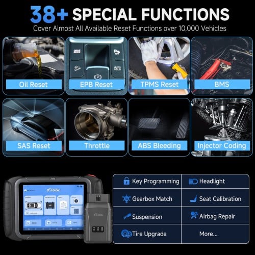 [الإصدار العالمي] أداة التشخيص Xtool D8W WIFI مع ترميز وحدة التحكم ECU، الاختبارات النشطة، برمجة المفاتيح، 38 وظيفة إعادة ضبط، بروتوكولات CAN FD وDoIP، ورسم الخرائط الطوبولوجية قبل وبعد الفحص - View 9