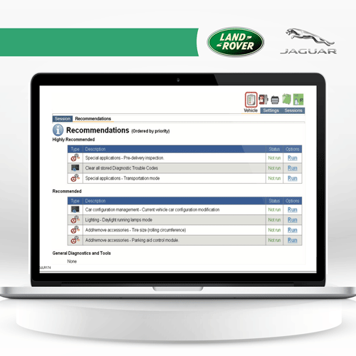 JLR SDD: برنامج التشخيص جاكوار لاند روفر - أحدث إصدار - View 3