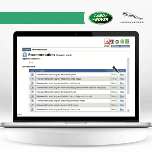 JLR SDD: برنامج التشخيص جاكوار لاند روفر - أحدث إصدار - View 5