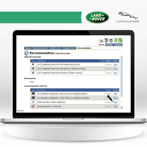 JLR SDD: برنامج التشخيص جاكوار لاند روفر - أحدث إصدار - View 7