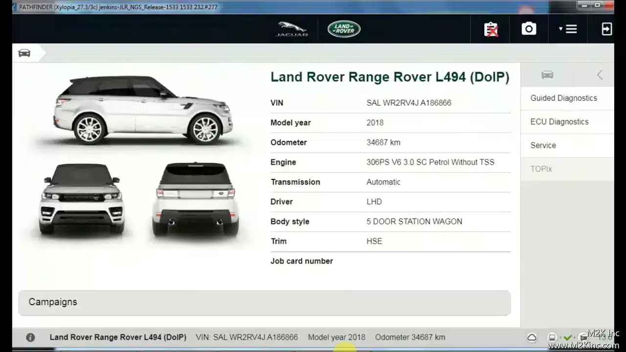برنامج تشخيص جاكوار لاند روفر (JLR) Pathfinder - View 4