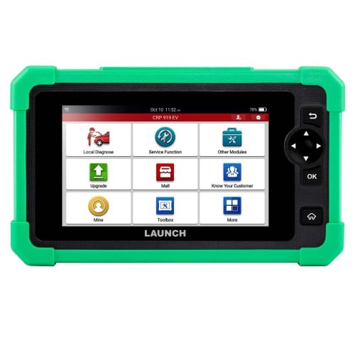 جهاز فحص LAUNCH CRP919 EV للسيارات الكهربائية مع أكثر من 45 وظيفة خدمة<br>يدعم سيارات الطاقة الجديدة – يدعم CAN FD وDoIP – ترميز ECU – متعدد اللغات - View 4