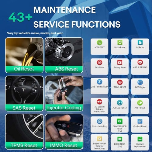 جهاز فحص LAUNCH CRP919 EV للسيارات الكهربائية مع أكثر من 45 وظيفة خدمة<br>يدعم سيارات الطاقة الجديدة – يدعم CAN FD وDoIP – ترميز ECU – متعدد اللغات - View 9