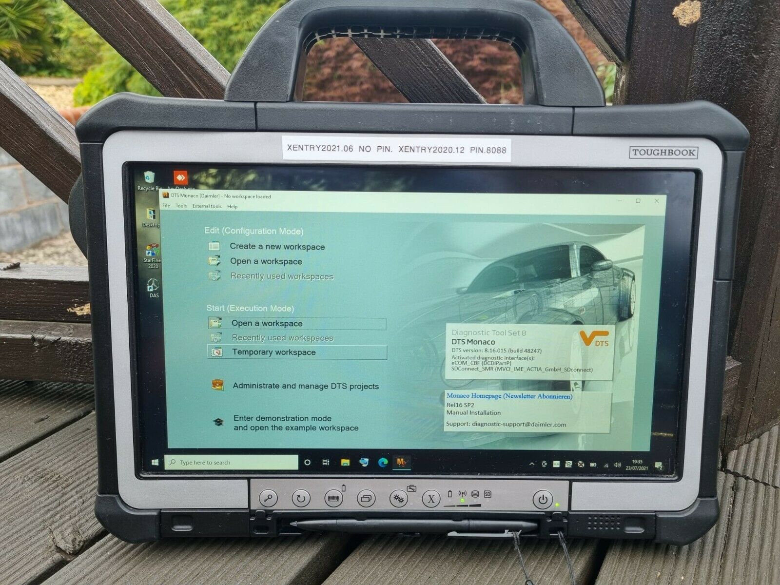 Mercedes Star Diagnostic Tool: Xentry, Xentry Add-On Certificate, DAS, DTS Monaco, Vediamo, и STAR Finder + SUPER MB PRO M6 - View 3