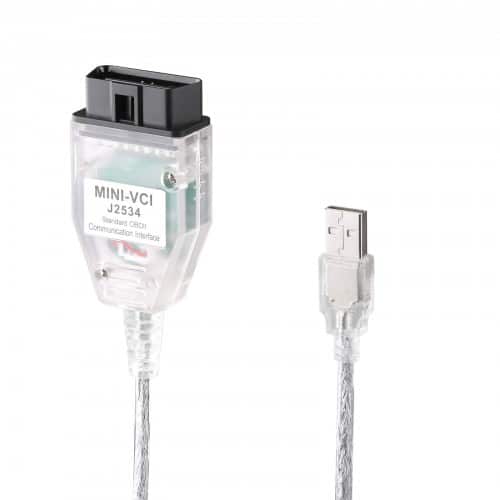 Mini VCI J2534 Single Cable Поддерживает Toyota TIS Techstream с чипом FTDI FT232RL - View 3