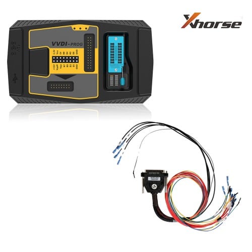 مبرمج Xhorse VVDI Prog الأصلي مع محول Bosch ECU لقراءة ISN من وحدة ECU لمحركات BMW N20 / N55 / B38 - View 7