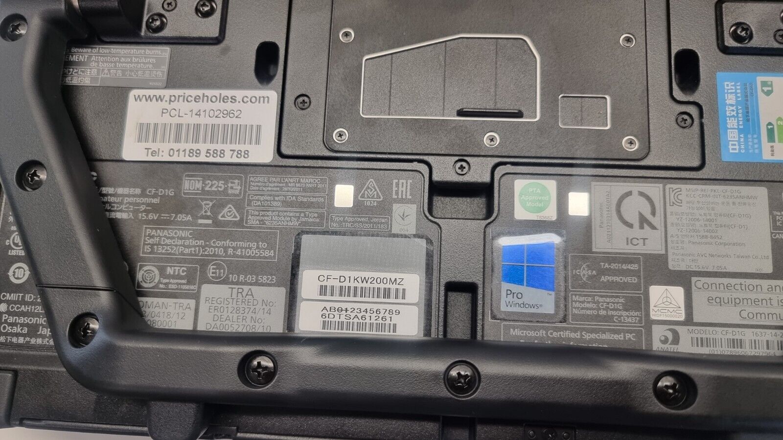 PANASONIC TOUGHBOOK CF-D1 MK2 1.80GHZ 16GB 512GB SSD – планшет для диагностики инженеров - View 8