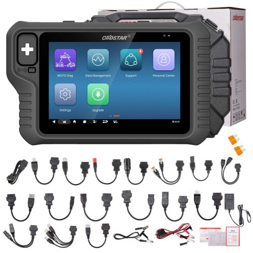 جهاز فحص الدراجات النارية STAR MOTOMASTER الإصدار القياسي يدعم CAN FD وDoIP وBluetooth وHDMI واتصال Type-C تحديث MS80