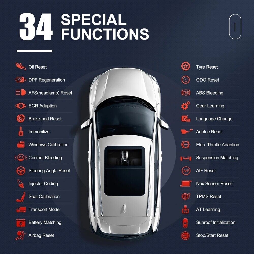 THINKCAR THINKTOOL PROS OBD2 ماسح ضوئي تشخيصي للسيارة ثنائي الاتجاه - View 12