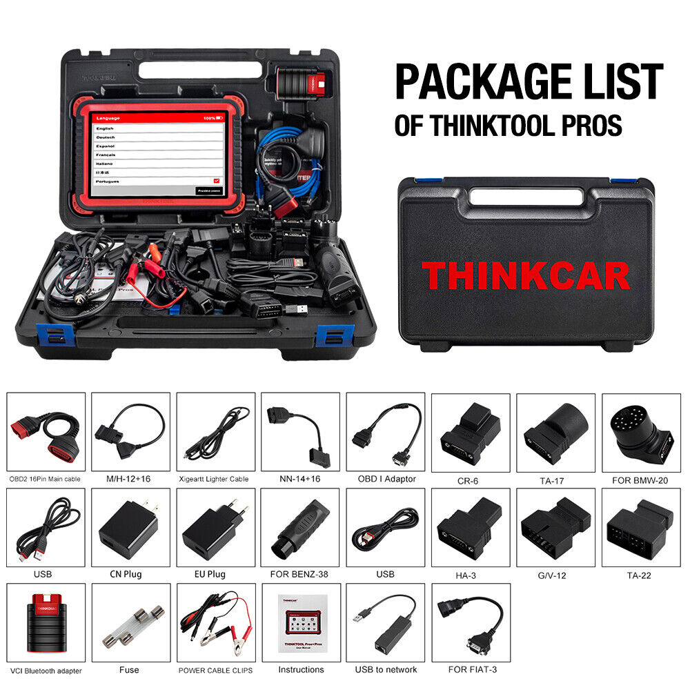 THINKCAR THINKTOOL PROS OBD2 ماسح ضوئي تشخيصي للسيارة ثنائي الاتجاه - View 5