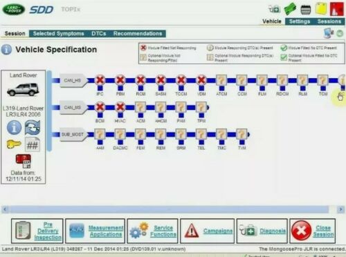 JLR SDD : Logiciel de diagnostic Jaguar Land Rover - Dernière version