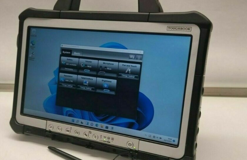 Rugged laptop with Jaguar diagnostic software