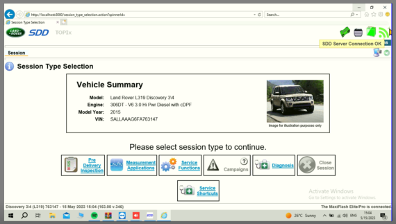 JLR SDD : Logiciel de diagnostic Jaguar Land Rover - Dernière version