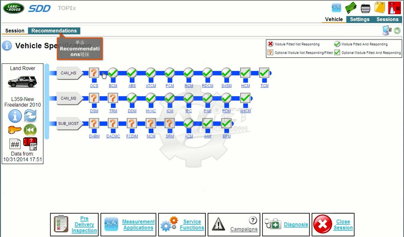 Software JLR SDD