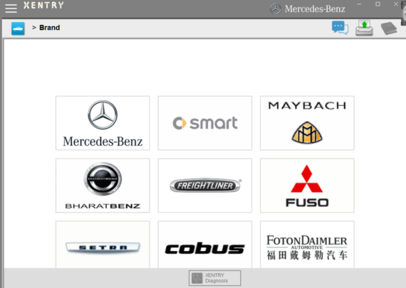 Logiciel de diagnostic Xentry pour Mercedes - Techroute66