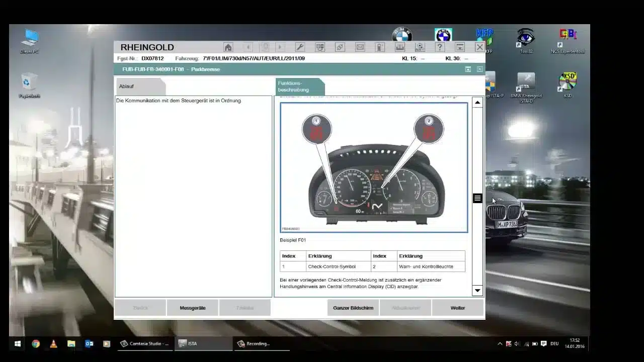 BMW ISTA-P software interface 2