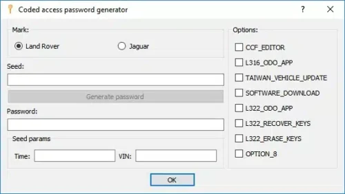 JLR CCF Editor 4.6 + Seed Key Tool for Jaguar Land Rover