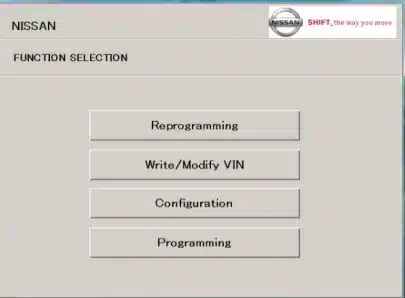 Nissan NERS - Nissan ECU Reprogramming Software - Latest Version