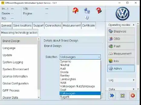 ODIS Software (Engineering) – Audi and Volkswagen Diagnostic