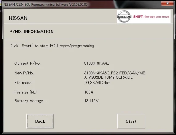 Nissan NERS - Logiciel de reprogrammation du calculateur Nissan - Dernière version