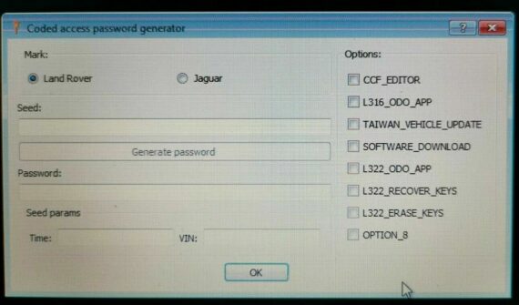 JLR CCF Editor 4.6 + Seed Key Tool pour Jaguar Land Rover