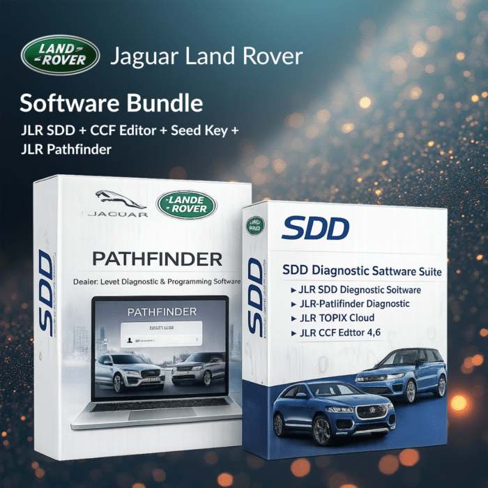 JLR Software Bundle: SDD, Pathfinder, CCF, Calculadora de Chave Seed