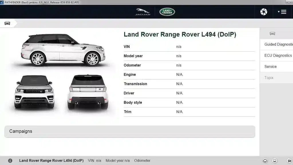 comment utiliser le nouveau Land Rover Topix