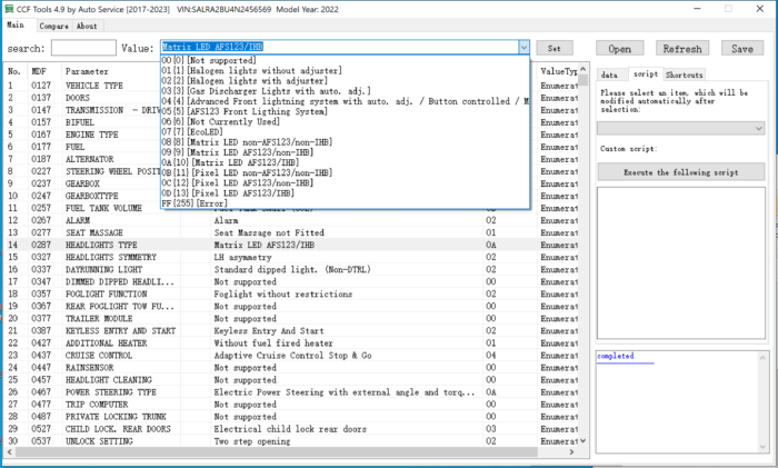 CCF Editor Tools v4.9 - Jaguar Land Rover 2017 to 2023