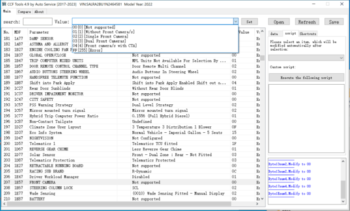 CCF Editor Tools v4.9 - Jaguar Land Rover 2017 to 2023