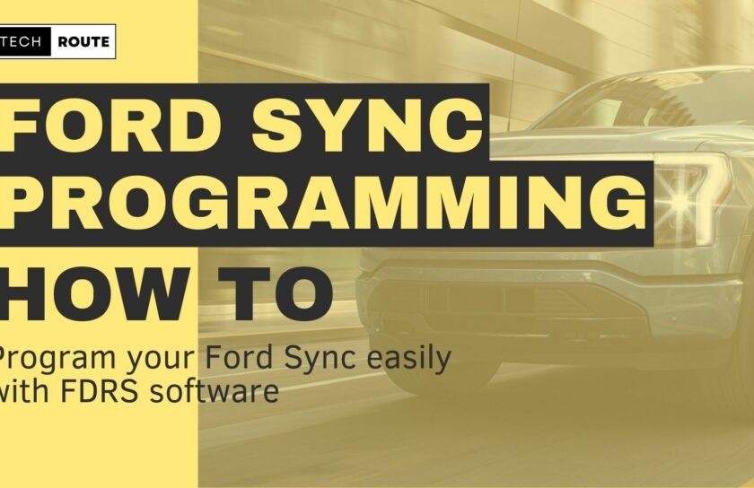 How to program FORD Sync using FDRS - Techroute66