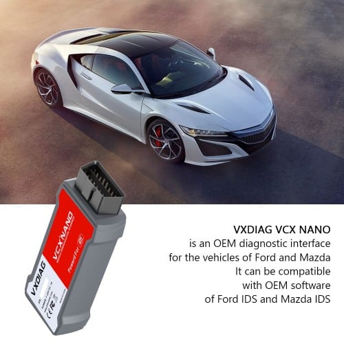 VXDIAG VCX NANO لسيارات Ford IDS وMazda IDS