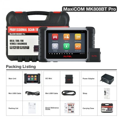 2023 Autel MaxiCOM MK808BT PRO Android 11