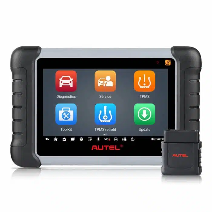 Autel MaxiCOM MK808TS Auto Diagnostic y TPMS Relearn Tool Tire Sensor Pressure Monitor Reset Scanner Añade AU Coches