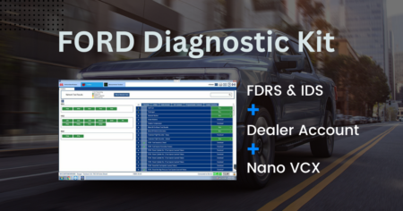 Ford Kit: IDS, FDRS Software License + Ford Dealer Account  + Nano VCX