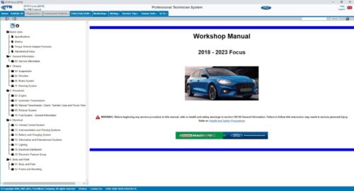 Ford PTS (Professional Technician System) – 12-Month Subscription